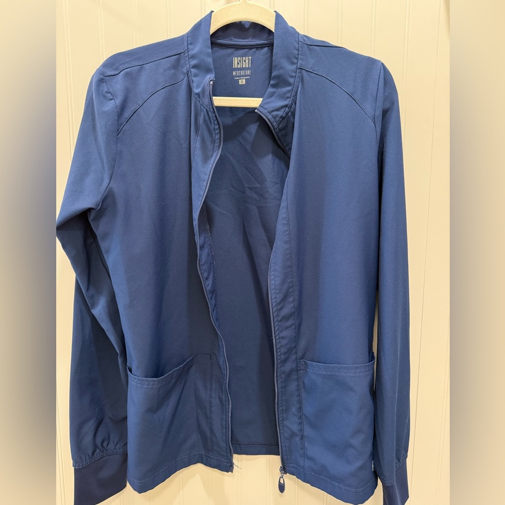 Insight Navy Zip-Up Jacket